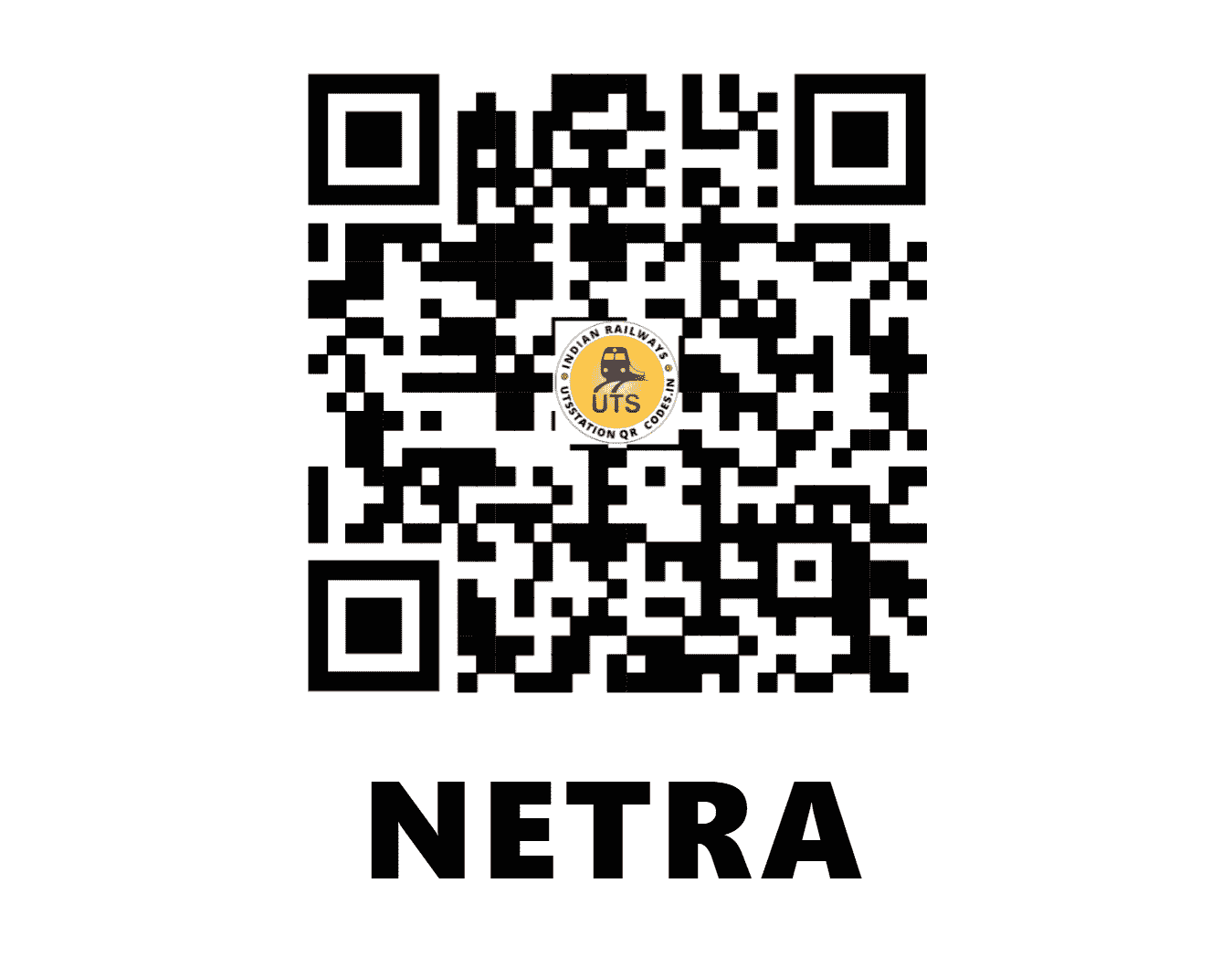 UTS QR Code for NETRA - NTA (ER - WEST BENGAL)